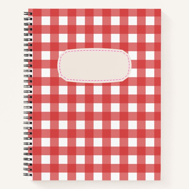 Vichy Rouge Notebook (Front)