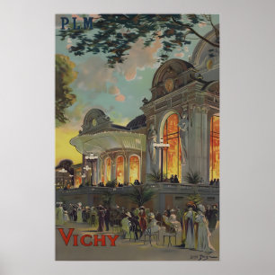 Vichy Travel Poster France Art French Gift Retro