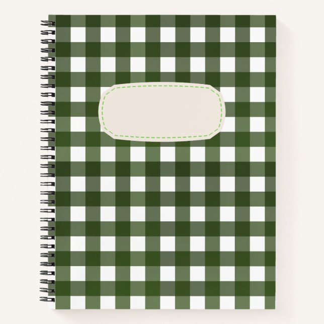 Vichy Vert d'Alsace Notebook (Front)