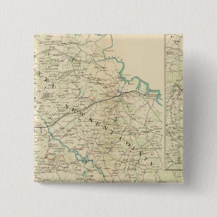 Vicinity Richmond, Va, Peninsula 15 Cm Square Badge