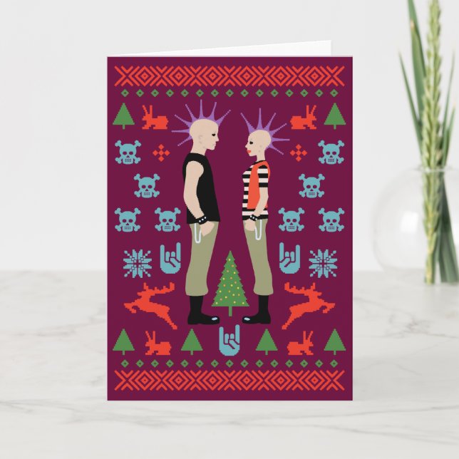 Vicious Christmas Holiday Card (Front)