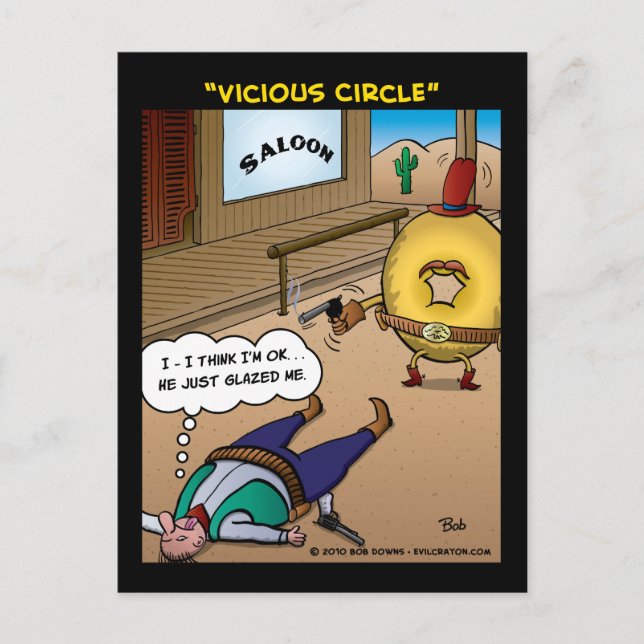 "Vicious Circle" Postcard (Front)