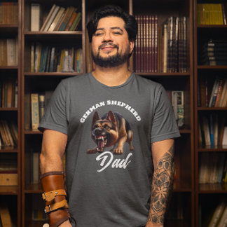 Vicious German Shepherd Dad T-Shirt