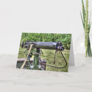 Vickers Machine Gun  Card