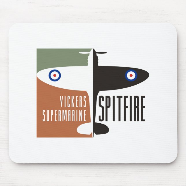 vickers supermarine spitfire mouse pad (Front)