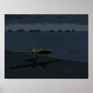 Vickers Wellington Take off Poster