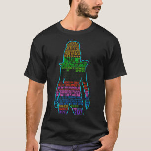 Vicki Manser Six Every Alternate Silhouette T-Shirt