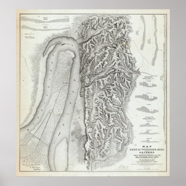 Vicksburg, Missouri Poster (Front)