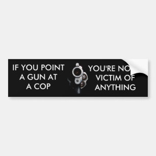 VICTIM BUMPER STICKER