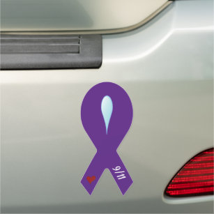 Victims of 9/11  Awareness Ribbon Car Magnet