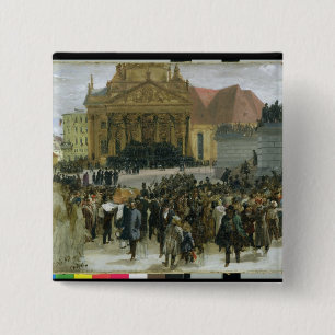 Victims of the March Revolution 15 Cm Square Badge