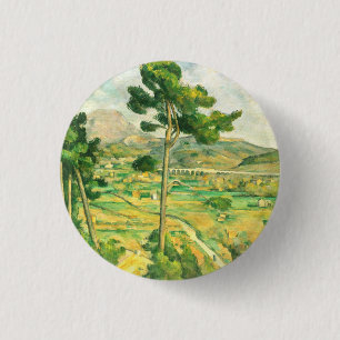 Victoire and the Viaduct Paul Cezanne 3 Cm Round Badge