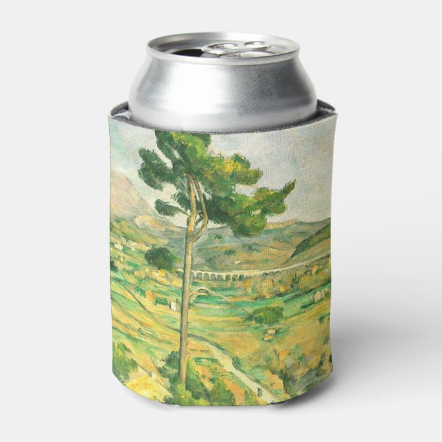 Victoire and the Viaduct Paul Cezanne Can Cooler (Can Front)