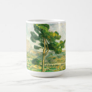 Victoire and the Viaduct Paul Cezanne Coffee Mug