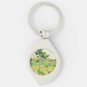 Victoire and the Viaduct Paul Cezanne Key Ring