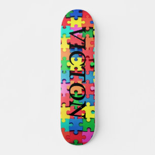 Victon Victory Autism Awareness Skateboard 