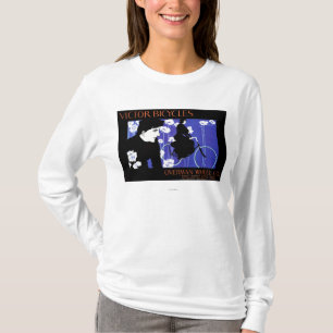 Victor Bicycles Overman Wheel Promo Poster T-Shirt