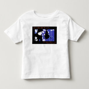 Victor Bicycles Overman Wheel Promo Poster Toddler T-Shirt