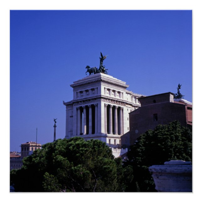Victor Emmanuel 2nd Monument Rome Poster (Front)