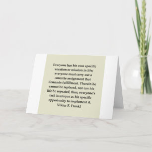 victor frankl quote card