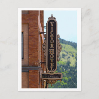 Victor Hotel, Colorado Postcard