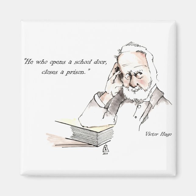 Victor Hugo magnet (Front)