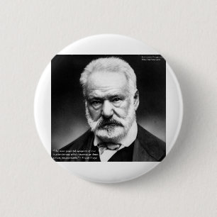 Victor Hugo "Tenderness" Quote Gifts Mugs Cards 6 Cm Round Badge