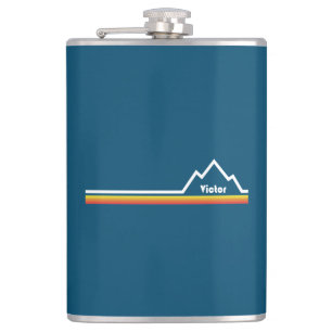 Victor Idaho Hip Flask