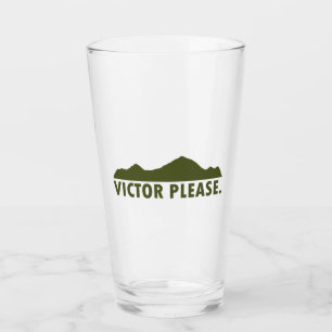 Victor Idaho Please Glass