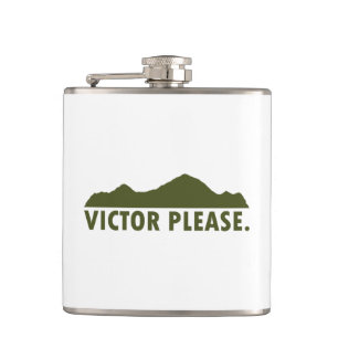 Victor Idaho Please Hip Flask