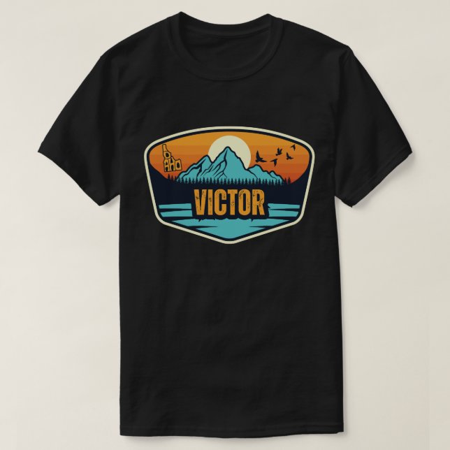 Victor, Idaho T-Shirt (Design Front)