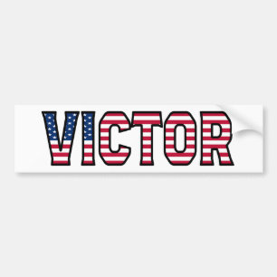 Victor Name Vorname USA Aufkleber Sticker Auto