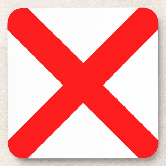 VICTOR Red Cross Coaster (Front)