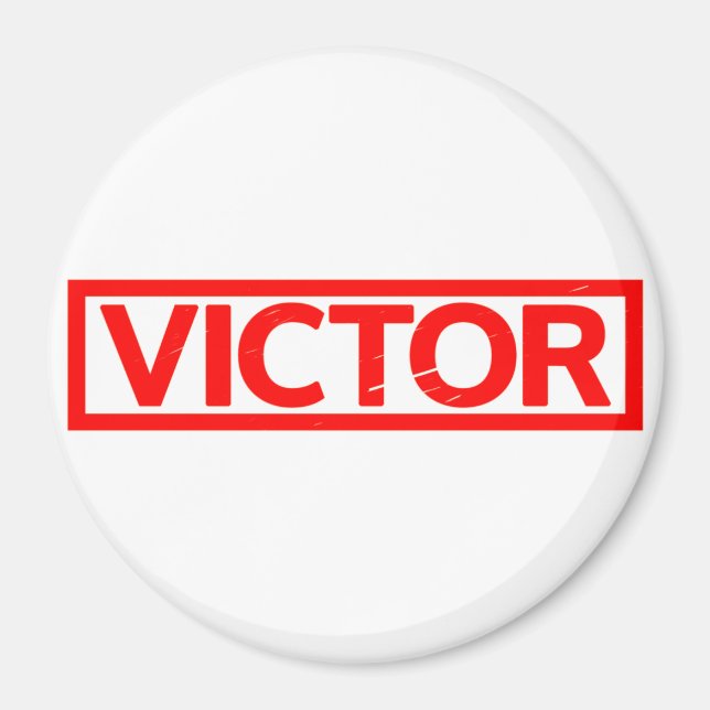 Victor Stamp Magnet (Front)