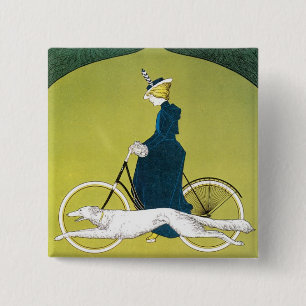 Victoria 15 Cm Square Badge