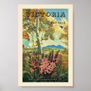 Victoria Australia Vintage Poster 1944