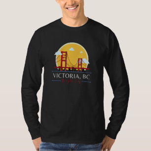 Victoria BC Golden Gate Bridge Bad Geography Humou T-Shirt
