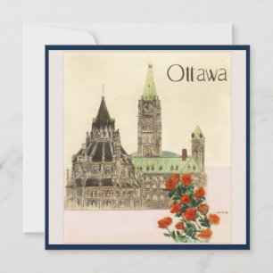 Victoria, BC Metropolitan Printable Card