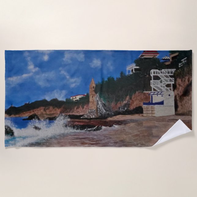 Victoria Beach Laguna  Towel (Front)