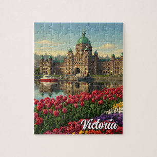 Victoria British Columbia Canada Travel Jigsaw Puzzle