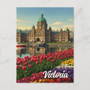 Victoria British Columbia Canada Travel Postcard