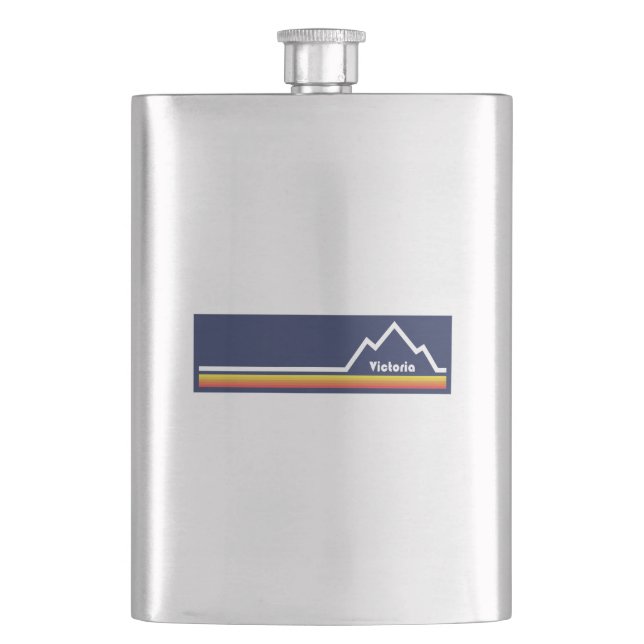 Victoria, British Columbia Hip Flask (Front)