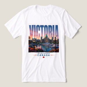 Victoria Canada Harbour Garden Travel Tri-Blend Shirt