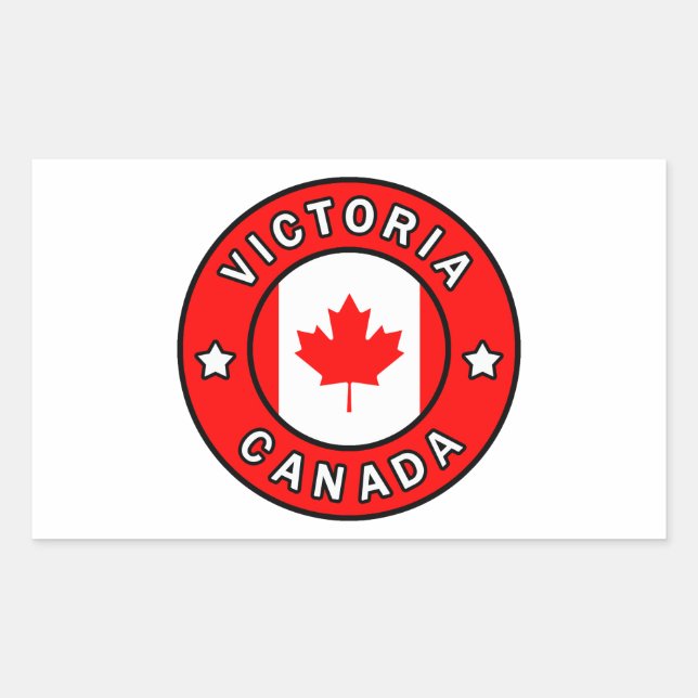 Victoria Canada Rectangular Sticker (Front)