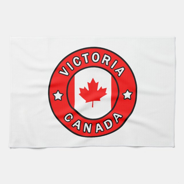 Victoria Canada Tea Towel (Horizontal)