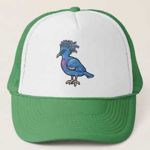 Victoria Crowned Pigeon Trucker Hat