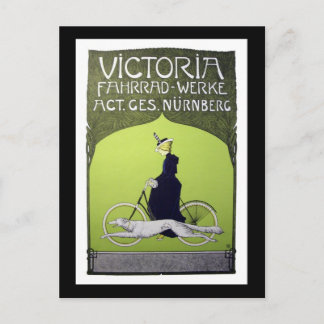 Victoria Fahrrad-Werke Vintage Bicycle Postcard