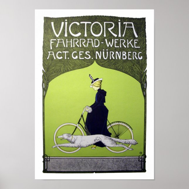 Victoria Fahrrad-Werke Vintage Bicycle Poster (Front)