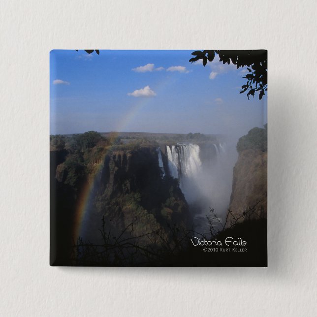 Victoria Fall 2 15 Cm Square Badge (Front)