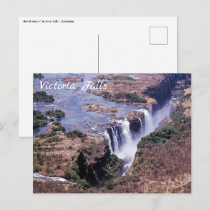 Victoria Falls aerial view - Zimbabwe, Africa Postcard